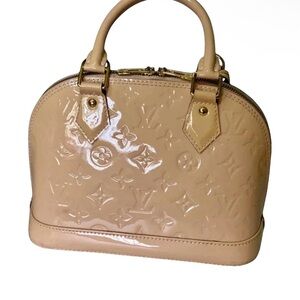 Louis Vuitton Alma BB Powder Pink Patent
Leather